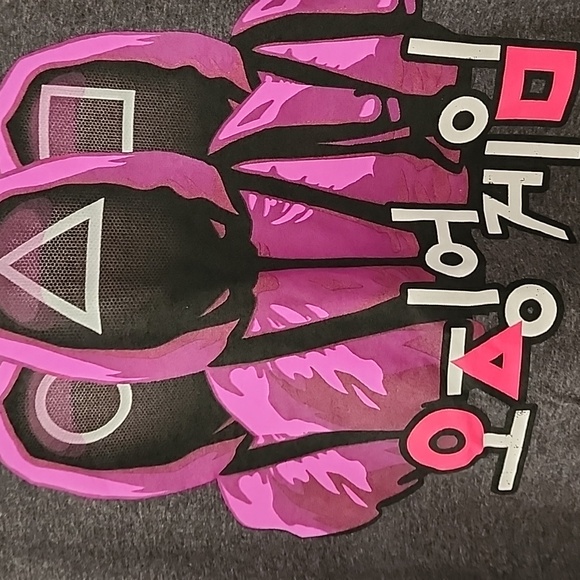 Squid Game , Three Pink Guys T-Shirt Size L - Picture 2 of 9